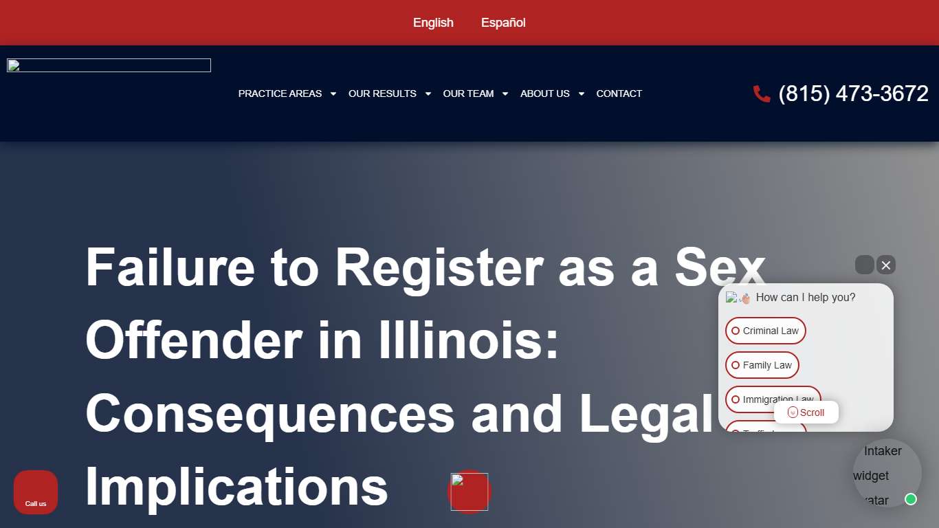 Failure to Register as a Sex Offender in Illinois - Hirsch Law Group